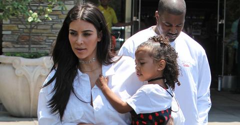Kim Kardashian, Kanye West and daughter North Go To See “Finding Dora” in Los Angeles