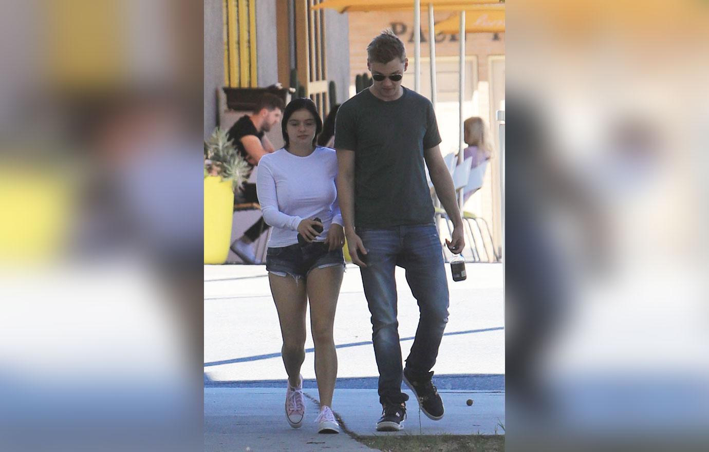 EXCLUSIVE: Ariel Winter and boyfriend Levi Meaden out and about in LA