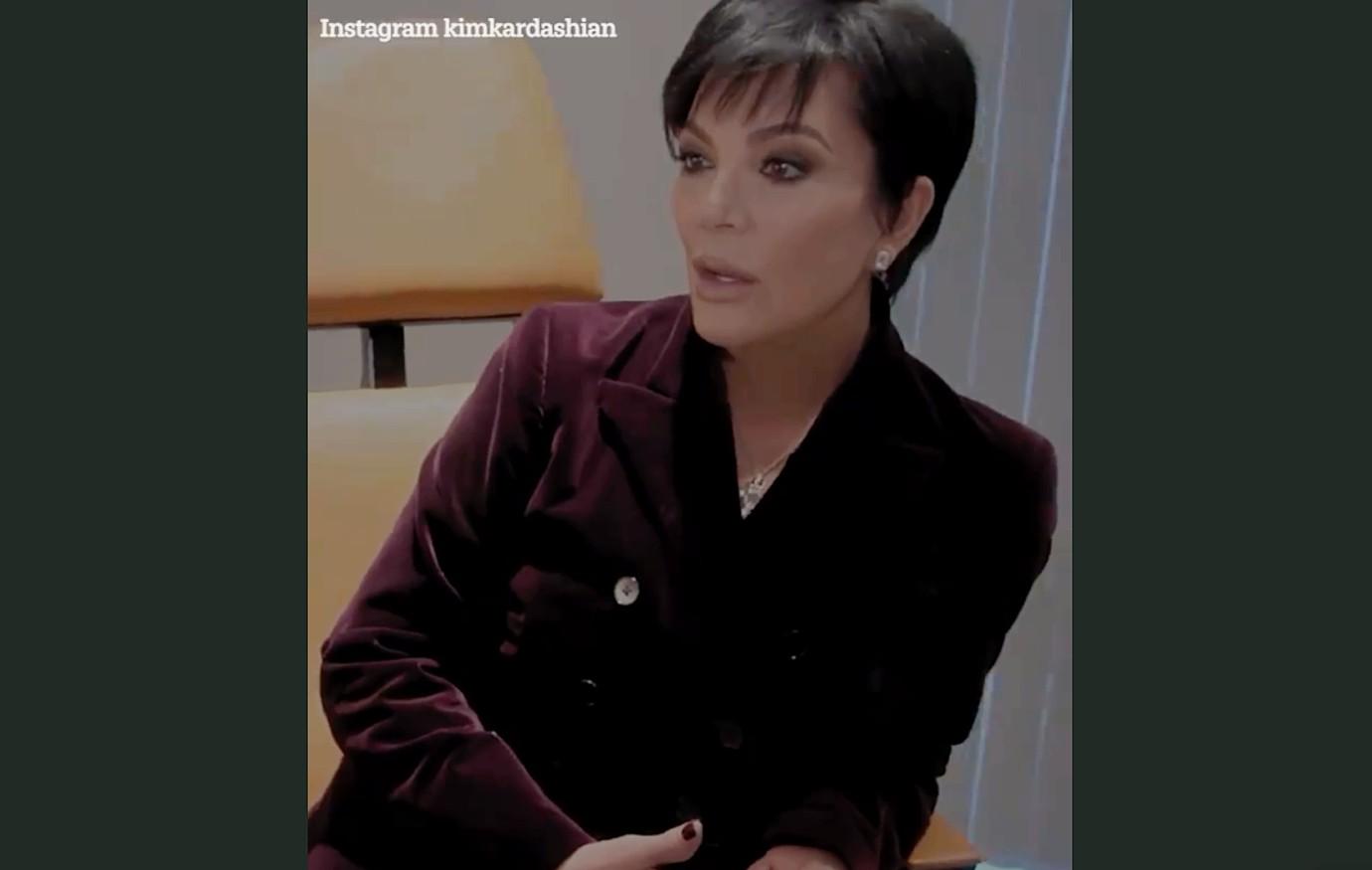 kris jenner doctors found cyst tumor the kardashians season  trailer