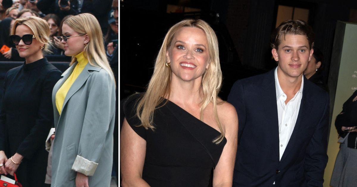 Photos of Reese Witherspoon, Ava Phillippe, and Deacon Phillippe,