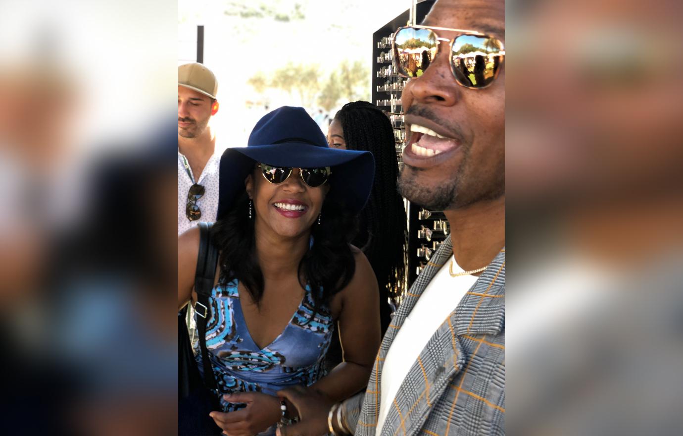 Tiffany Haddish Jamie Foxx Rose Day LA