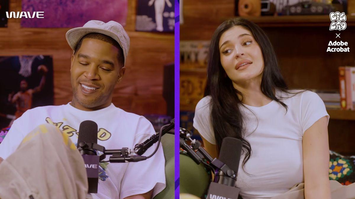 Image of Kylie Jenner gave a rare interview.