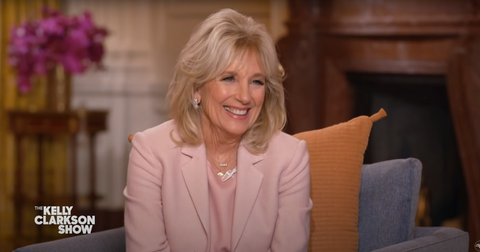 jill biden president joe biden have dinner together kelly clarkson show