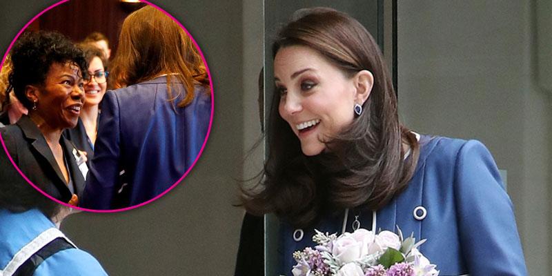 Pregnant Kate Middleton Reunites Midwife Delivered Charlotte Pics PP