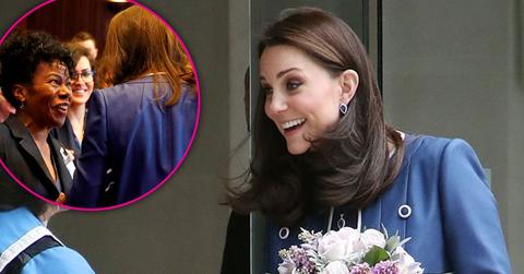 Pregnant Kate Middleton Reunites Midwife Delivered Charlotte Pics PP