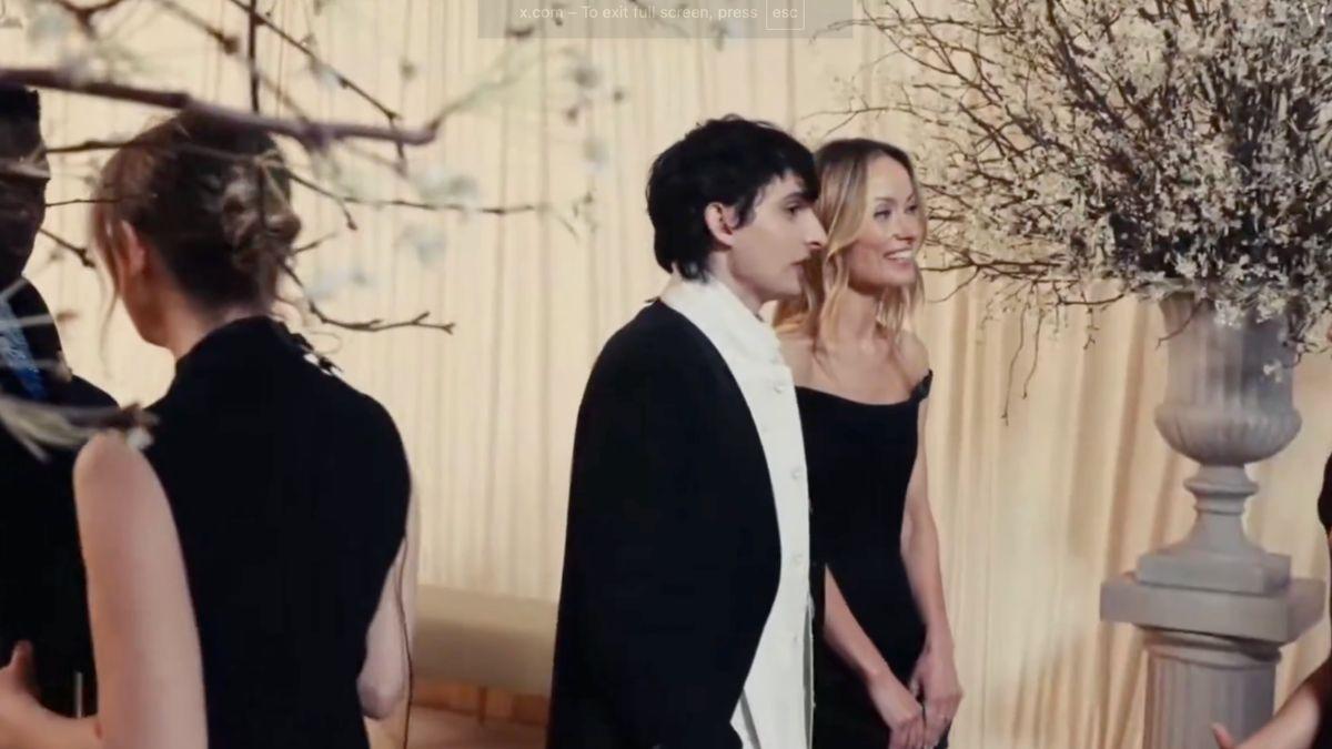 Image of Olivia Wilde stunned in a black off-the-shoulder gown at the 2026 Met Gala.
