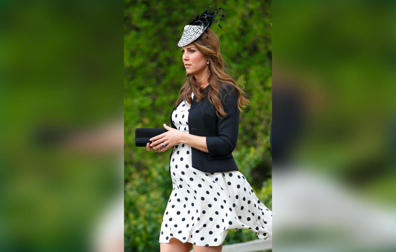 Kate Middleton in Polka Dot Skirt for Wimbledon Championship