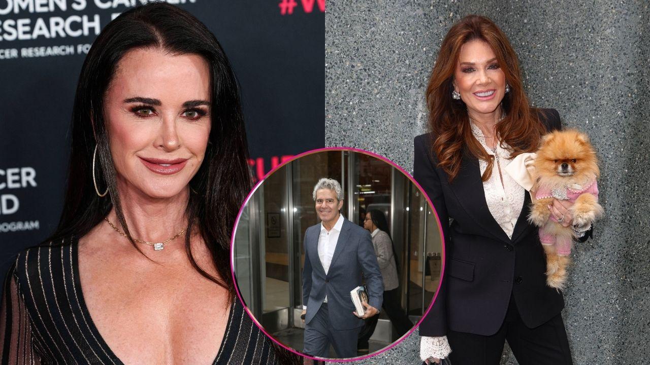 Image of Kyle Richards, Andy Cohen, Lisa Vanderpump