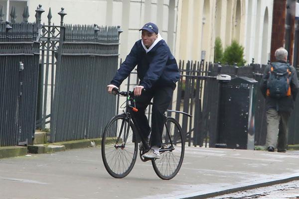 rocco richie riding his bike