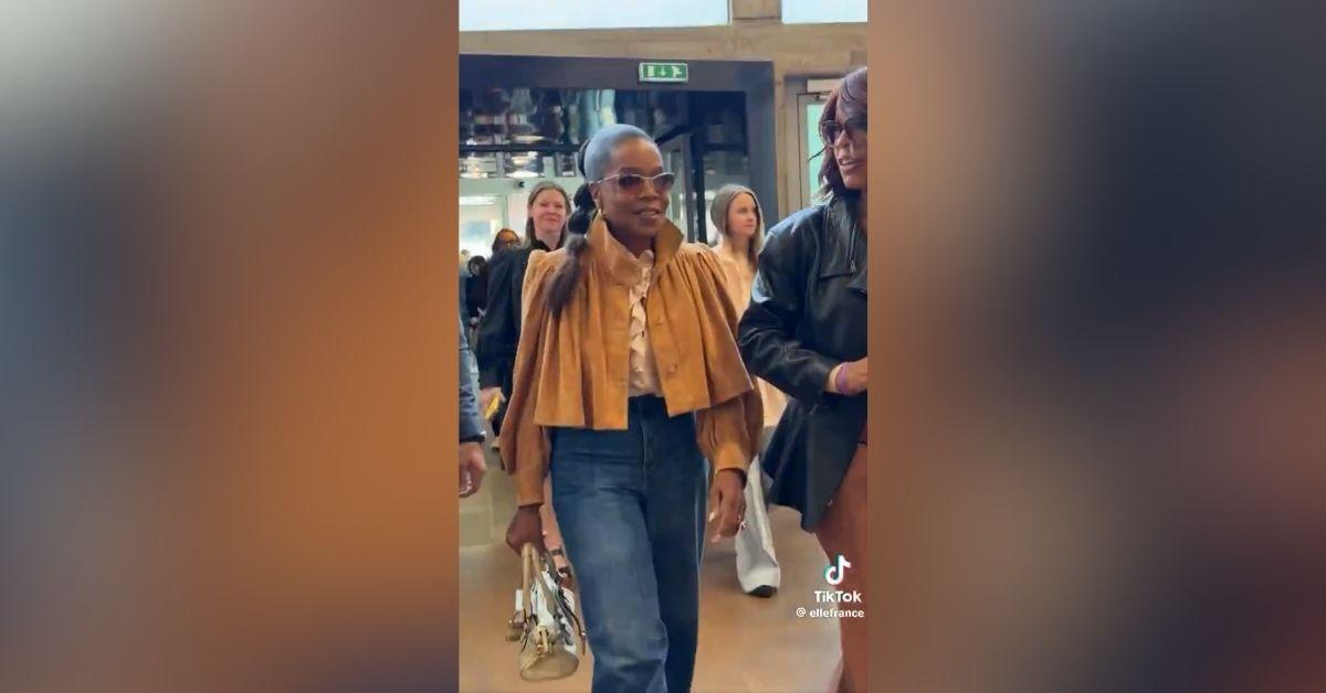 image of Oprah Winfrey attended Paris Fashion Week.