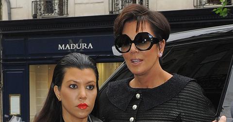 Kourtney and Kris arrive at Kim’s hotel