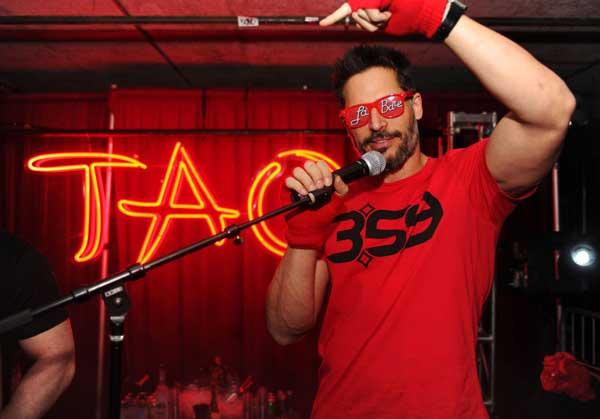 Joe Manganiello at TAO at Village at The Lift with Moet and Stella Artois