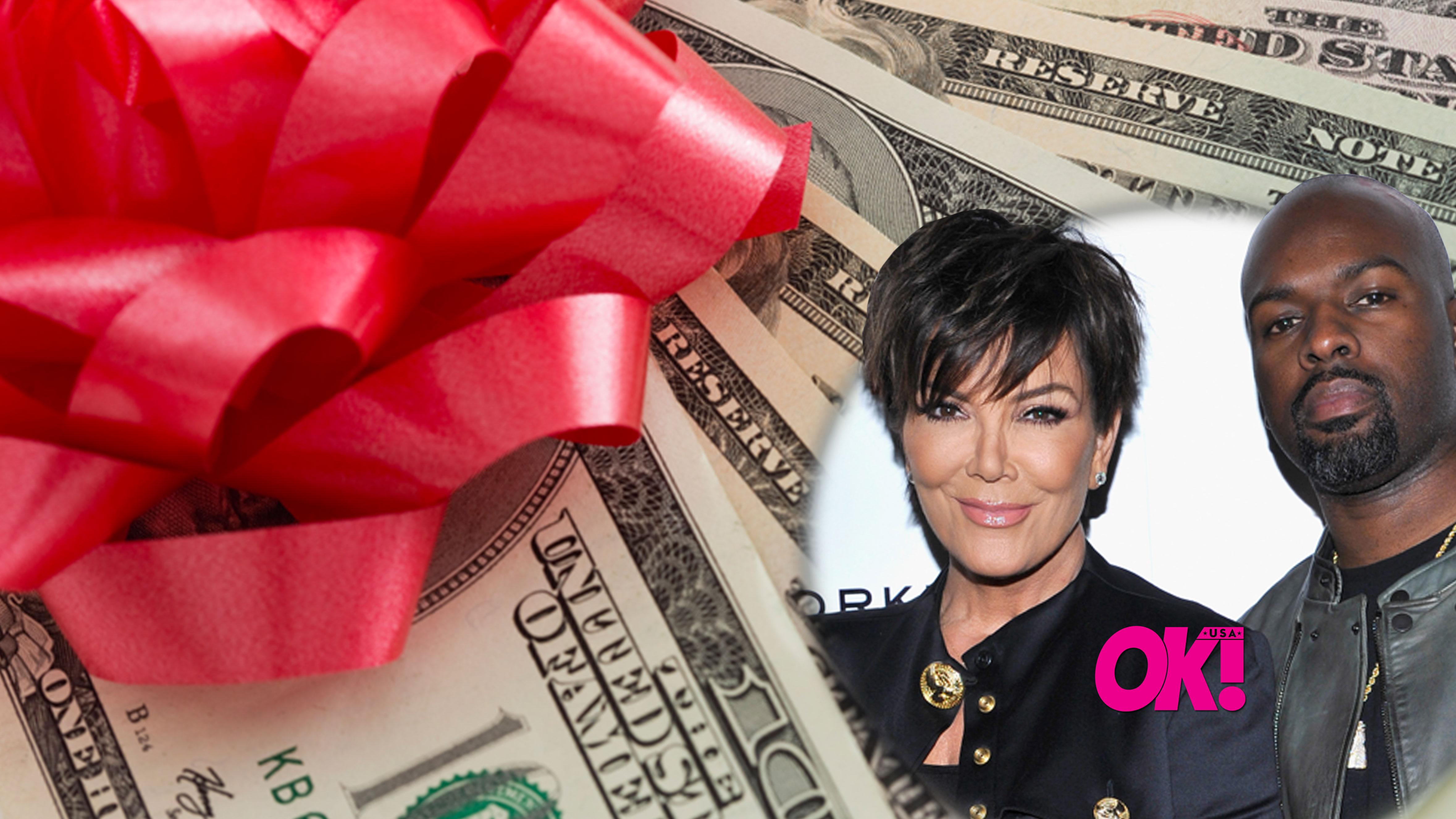 Kris Jenner Corey Gamble Engaged Christmas Gifts Diamond Ring