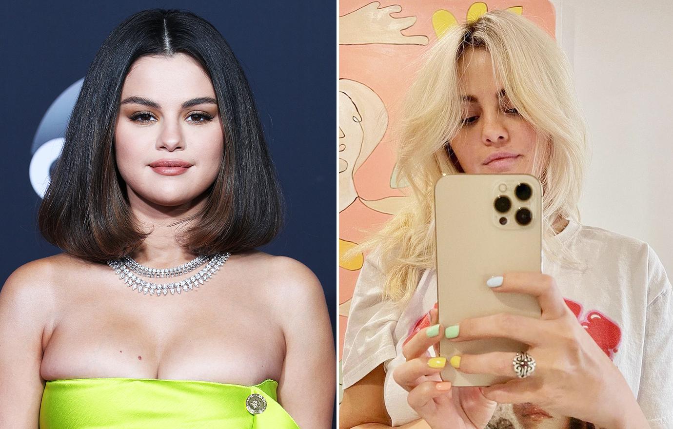 selena gomez hair transformation