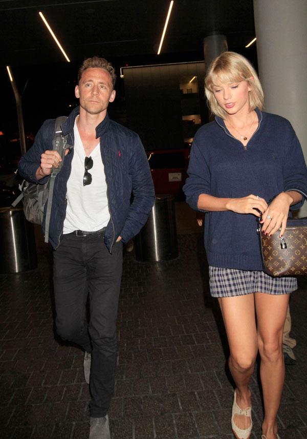 tom hiddleston leaving taylor swift home