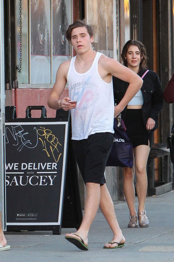 david brooklyn beckham shopping los angeles