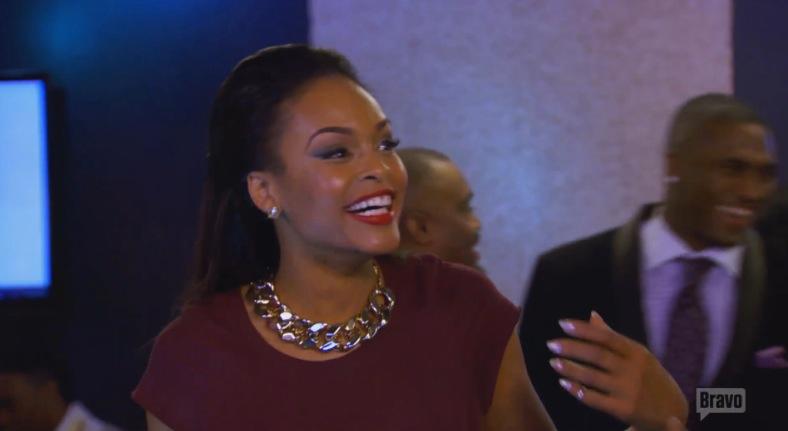 Phaedra Parks And Apollo Nida Share Awkward Hug