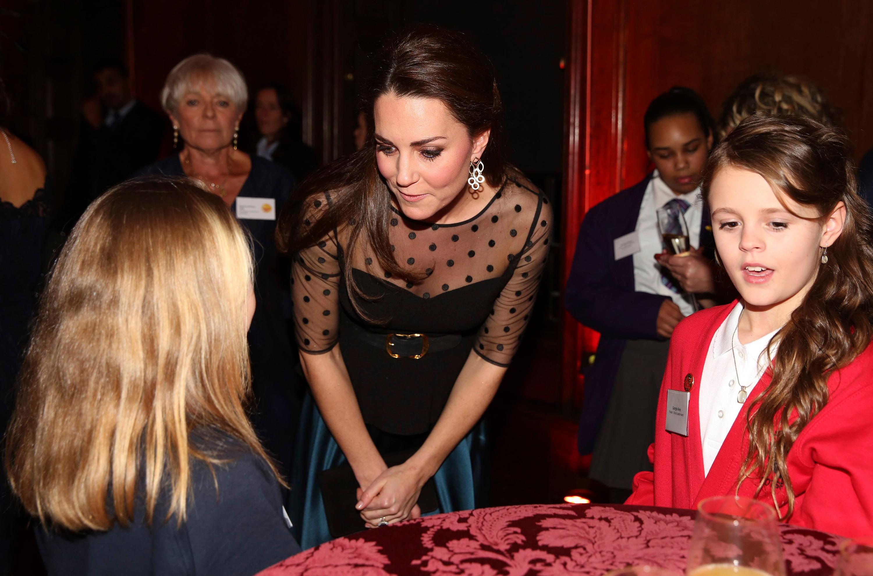 The Duchess of Cambridge attends the Place2be Wellbeing in schools award at Kensington Palace