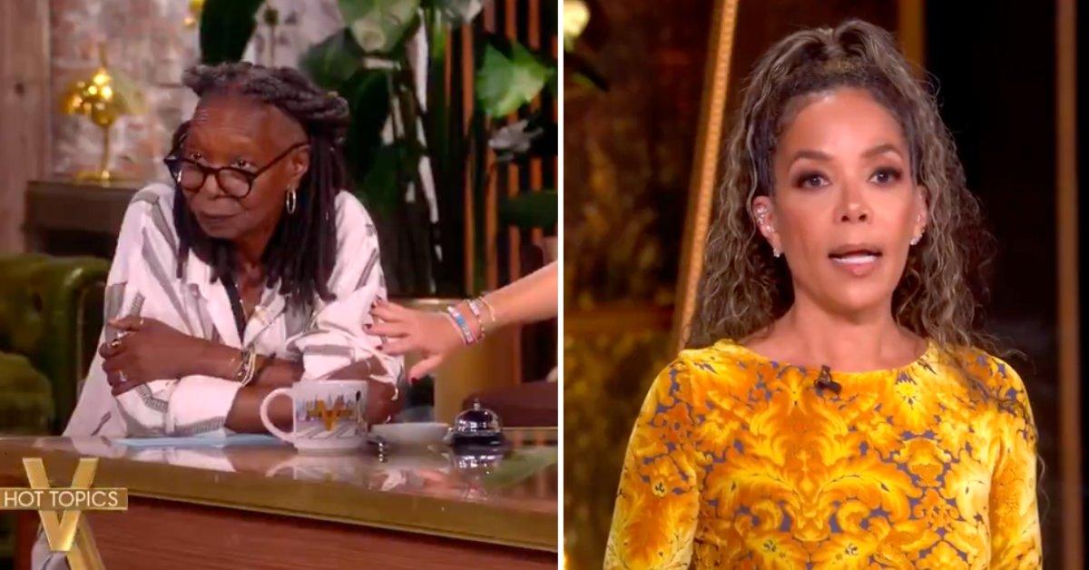 Photo of Whoopi Goldberg and Sunny Hostin on 'The View.'