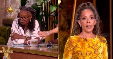 Photo of Whoopi Goldberg and Sunny Hostin on 'The View.'