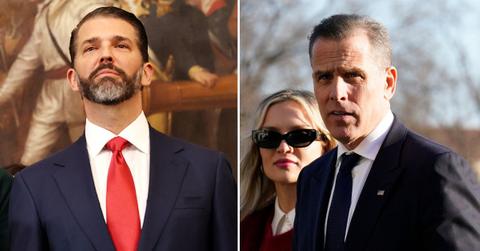 Composite photo of Donald Trump Jr. and Hunter Biden
