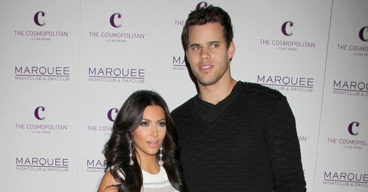 Photo of Kim Kardashian and Kris Humphries.