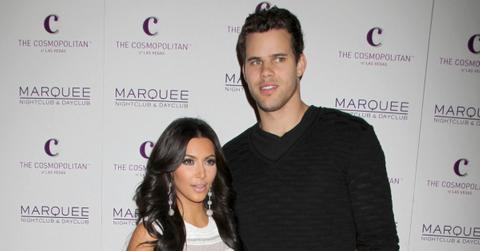 Photo of Kim Kardashian and Kris Humphries.