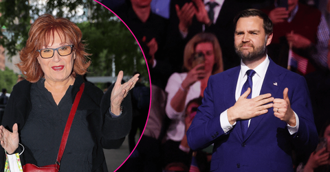 Composite photo of Joy Behar and J.D. Vance
