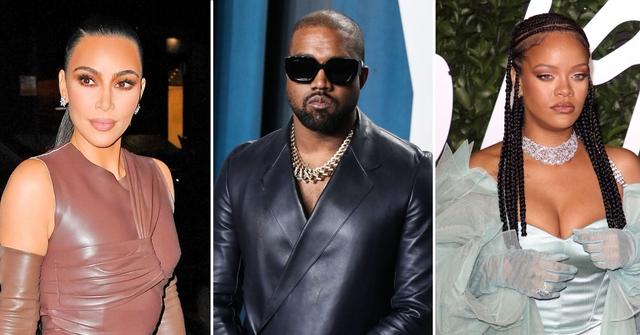 kim kardashian kanye west rihanna celebs attend virgil abloh memorial service