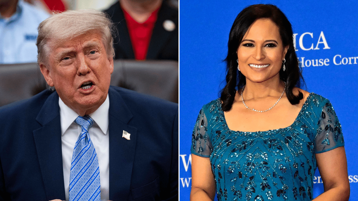 Donald Trump ; Kristen Welker