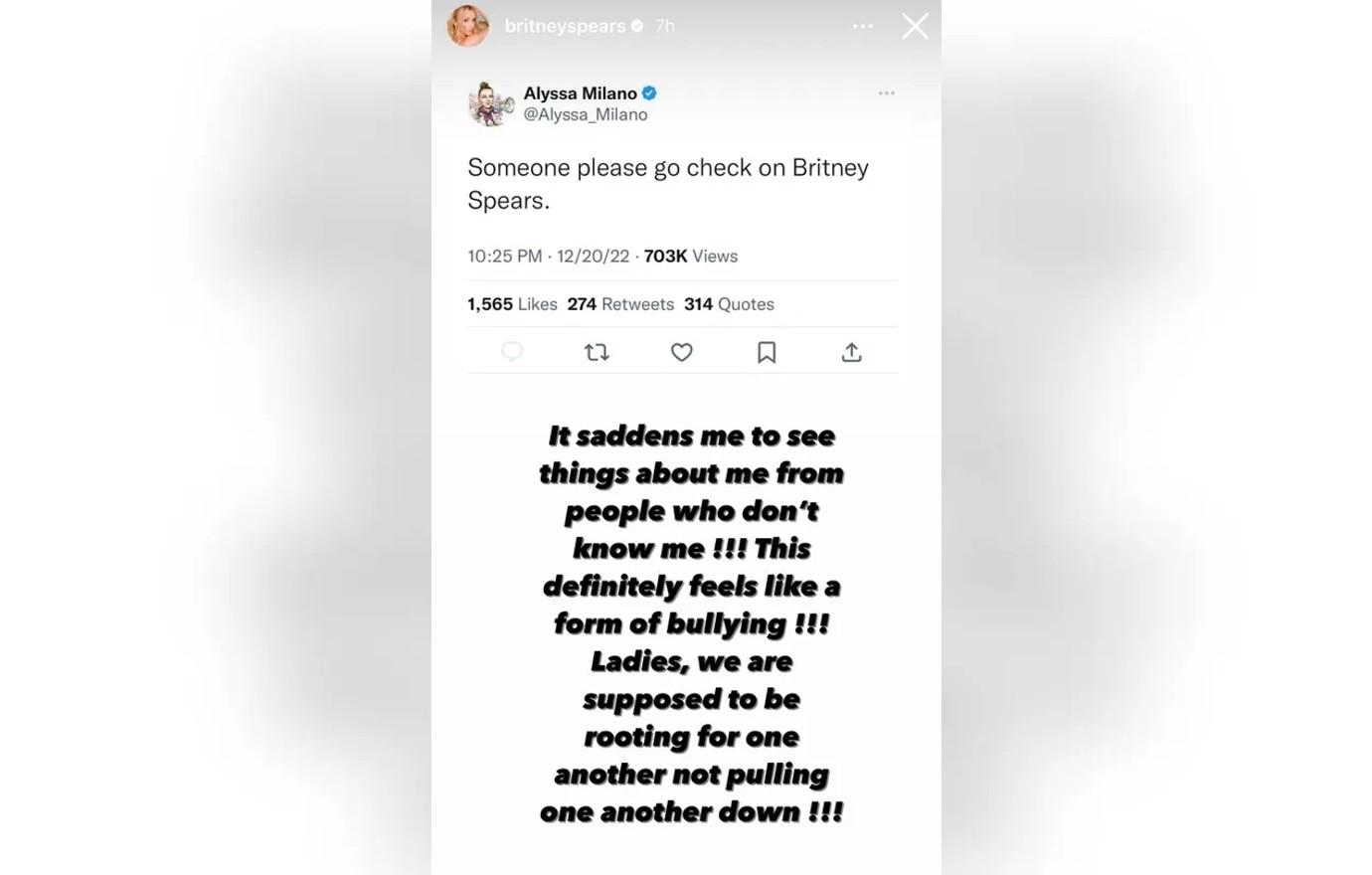 britney ig post