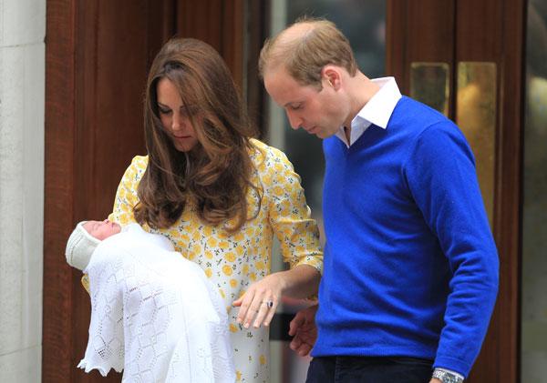 Kate Middleton Prince William Baby Girl Photos