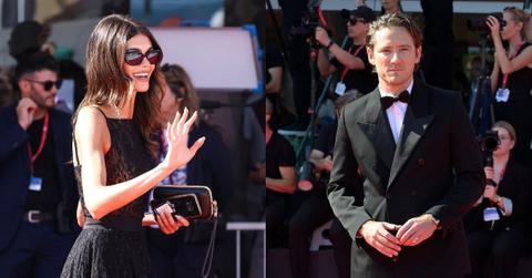 Composite Photos of Kaia Gerber and Lewis Pullman