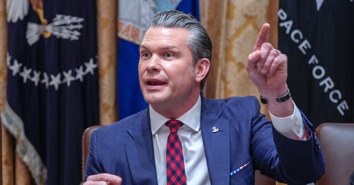 Image of Pete Hegseth was recently accused of committing war crimes.