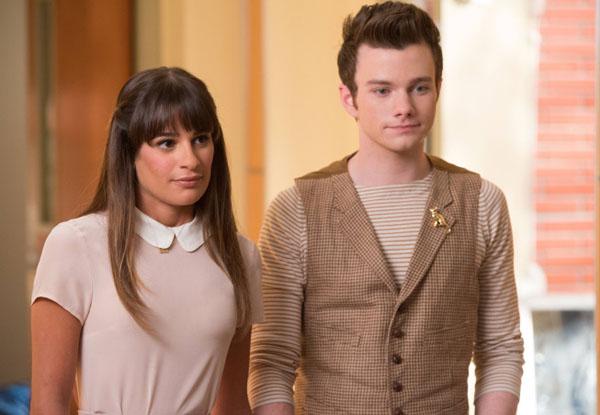 Lea michele chris colfer glee season5