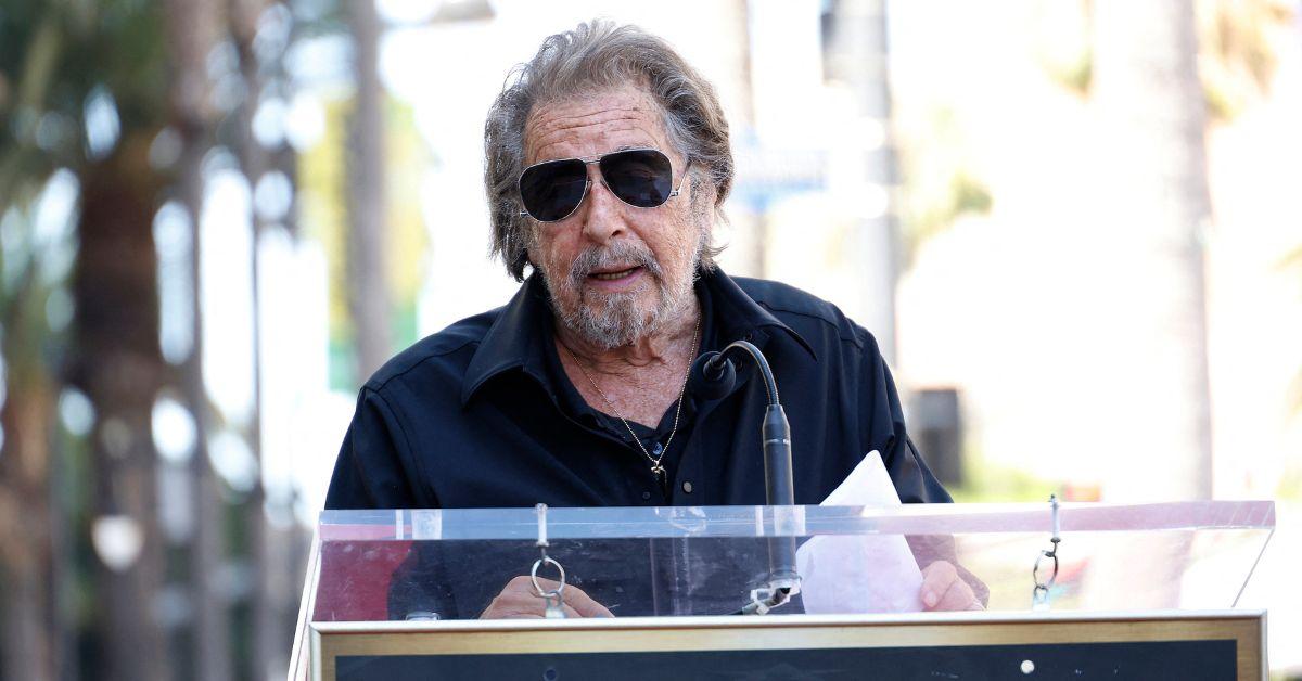 image of Al Pacino is allegedly mourning Diane Keaton’s sudden death.