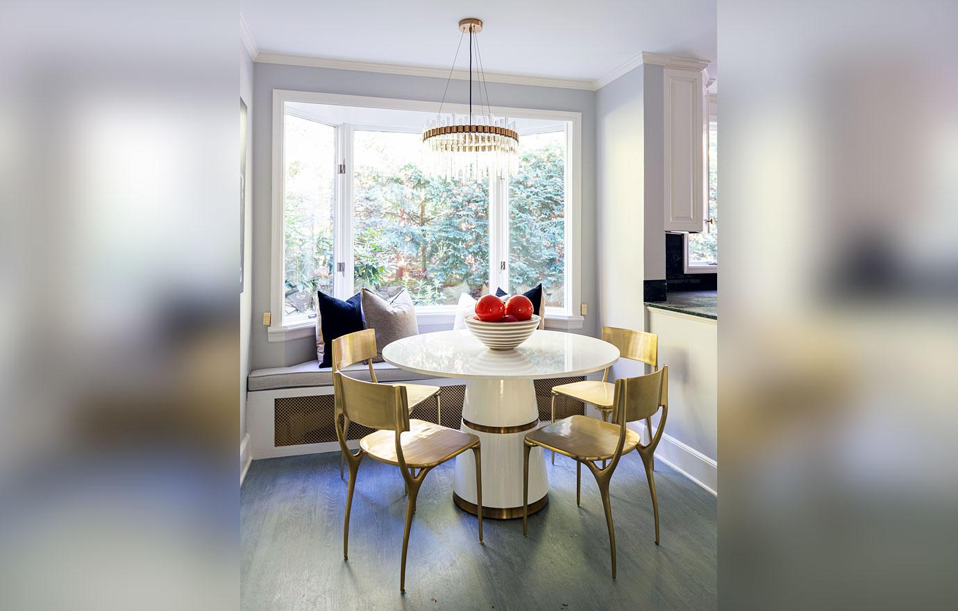 kitchen table bethenny frankel mansion before and after