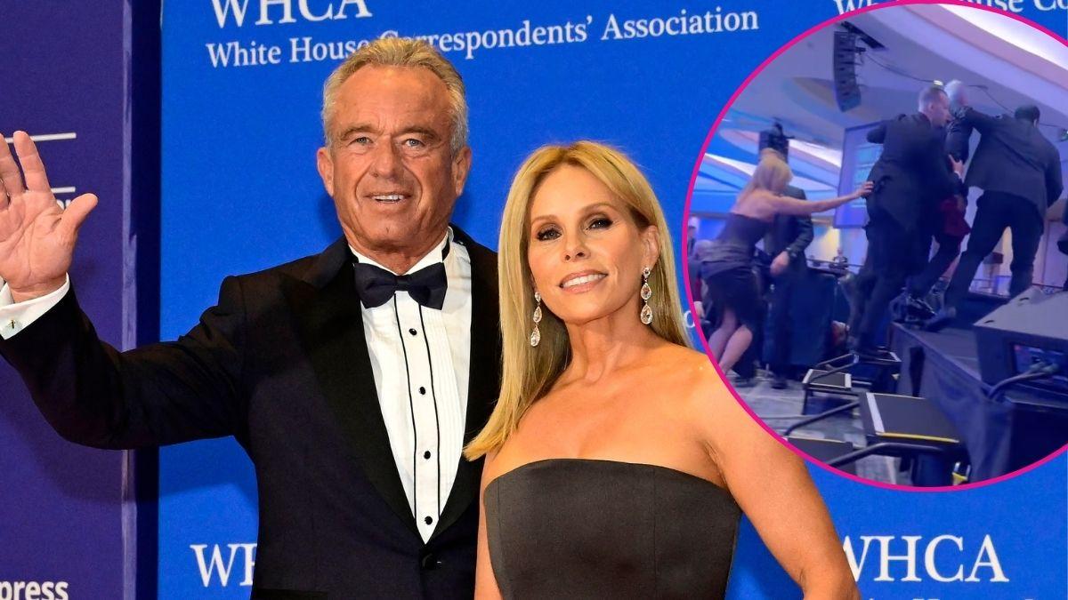image of rfk jr and Cheryl Hines 