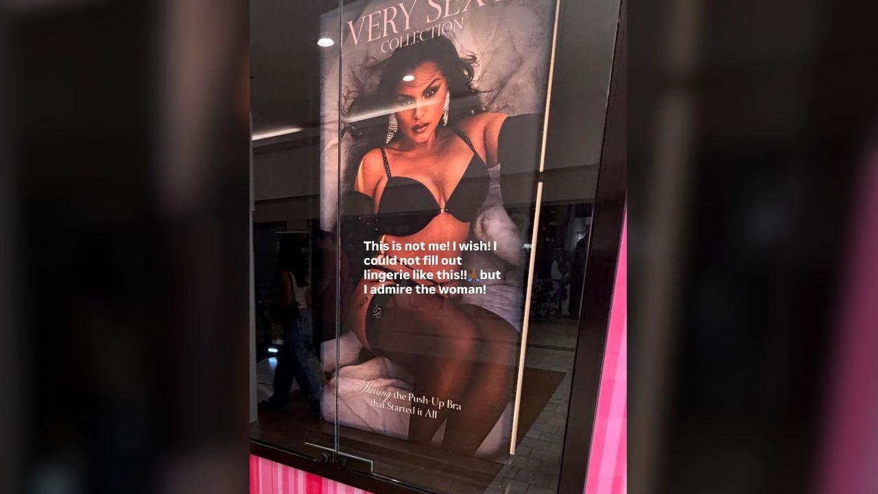 Photo of Mindy Kaling said she wished she could 'fill out lingerie' like the Victoria's Secret model.