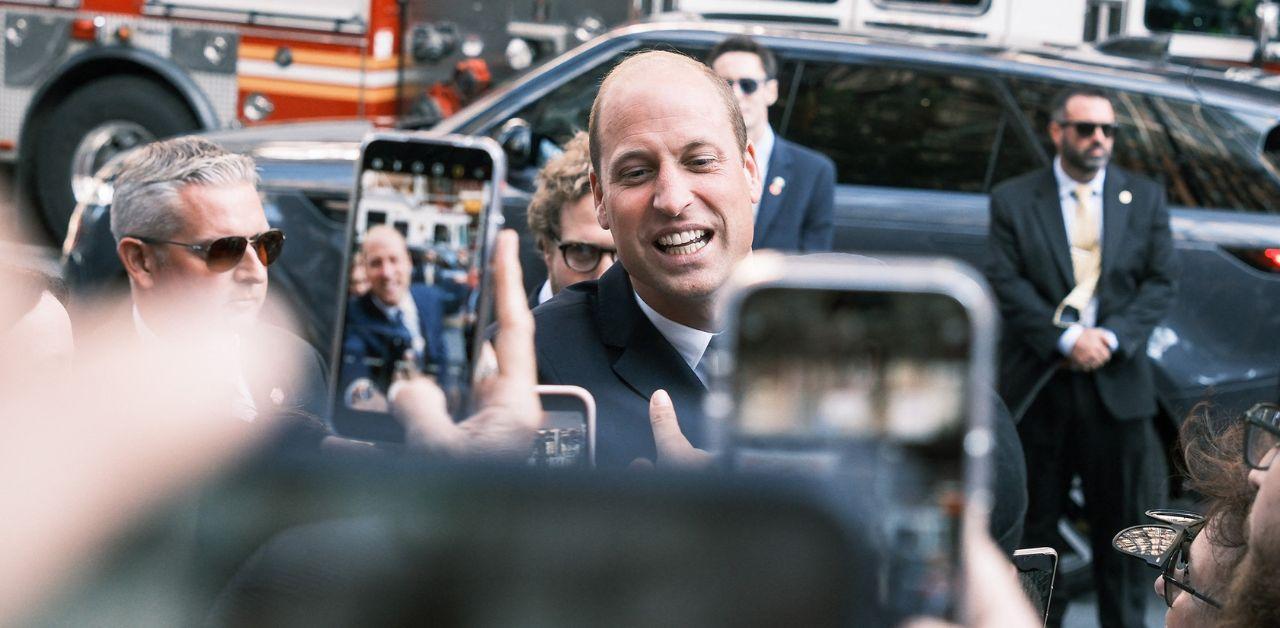 prince william new york trip differs prince harry meghan markle car chase