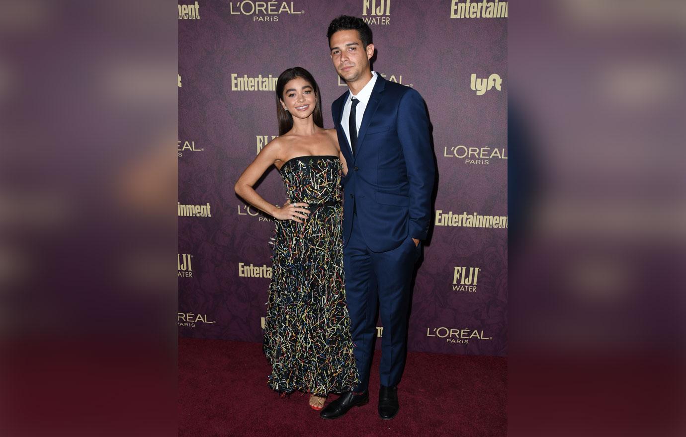 Sarah Hyland Wells Adams Red Carpet Anniversary