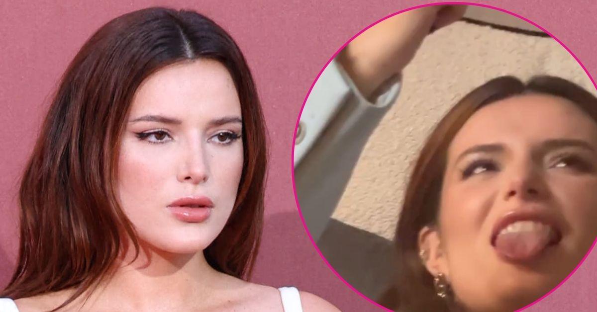 bella thorne topless video