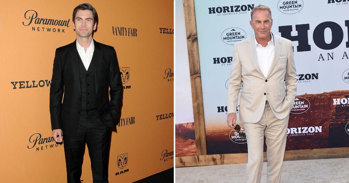 Photo of Kevin Costner and Wes Bentley reportedly got into an altercation on the set of 'Yellowstone.'