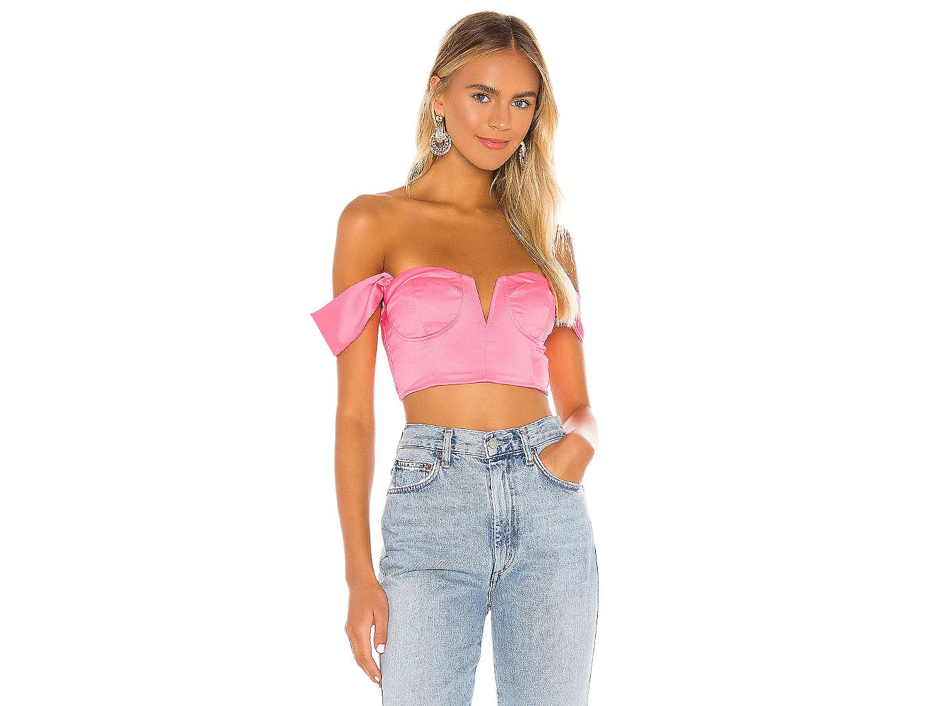 Superdown Vanessa Bustier Top