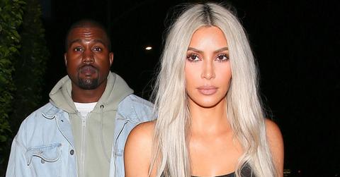 Kim kardashian shows off kids