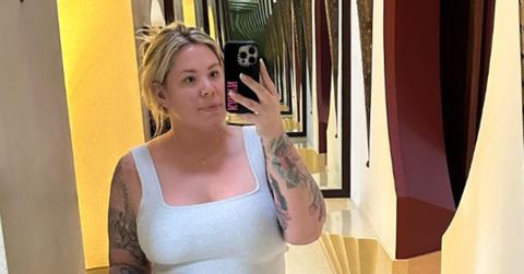 kailyn lowry drinks placenta smoothie artwork organ fifth baby