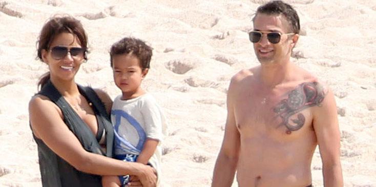 halle berry olivier-martinez reunite divorce beach vacation photos