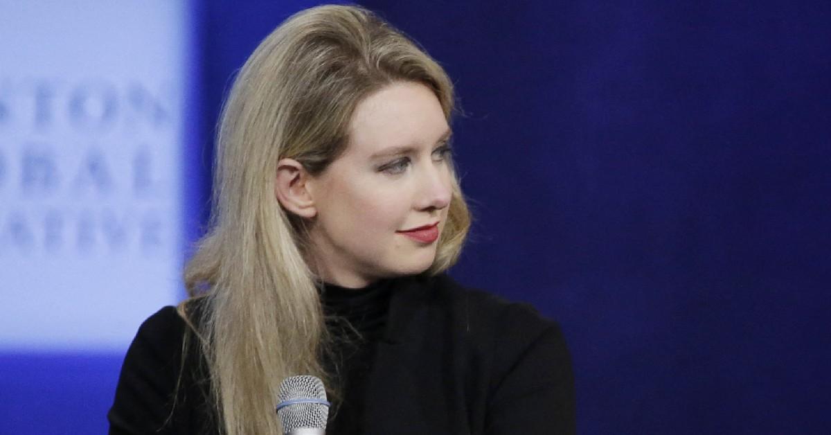 Photo of Elizabeth Holmes. 