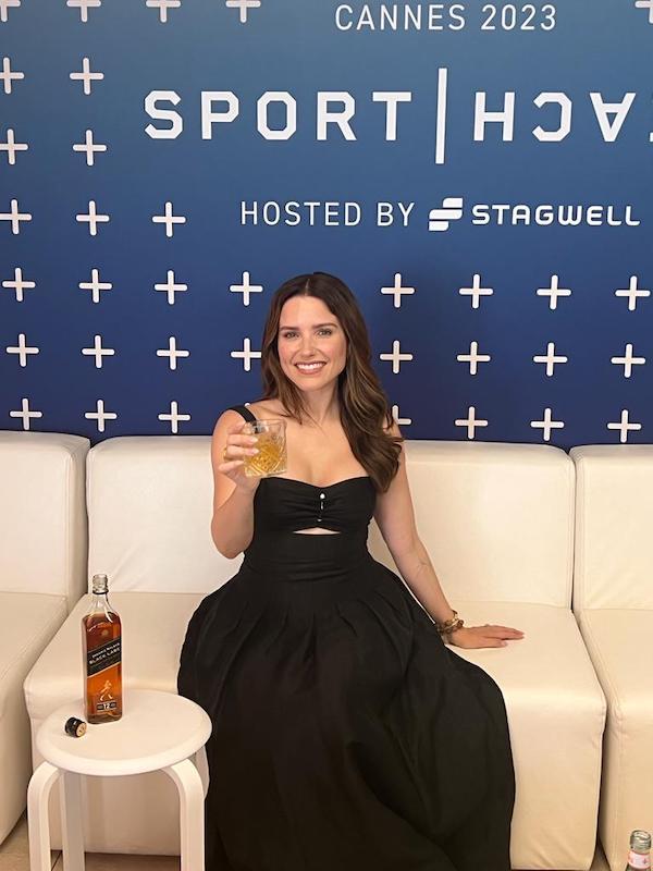 sophia bush talks about investing in womens sports with johnnie walker at cannes liones