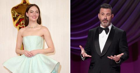 did emma stone call jimmy kimmel prick after jab poor things oscars